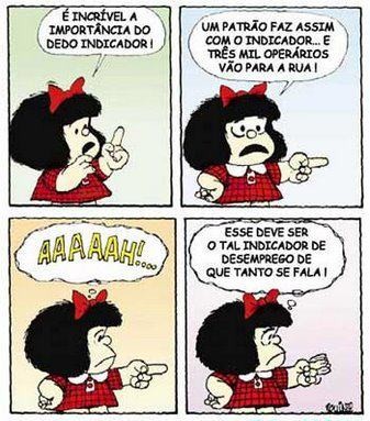 Mafalda, o indicador do desemprego