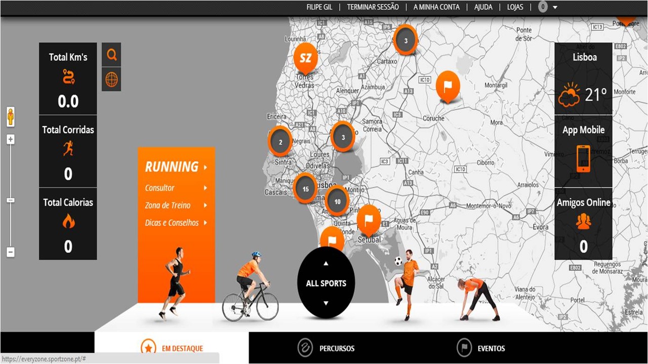 Sport Zone lança portal e app de running Correr na Cidade