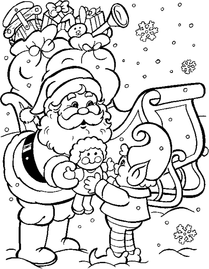 yuletide coloring pages - photo #16