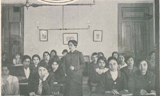 aula de frances com a 5 classe com a professsora b