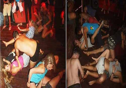HD Jovens presos por se soltarem na pista de danç