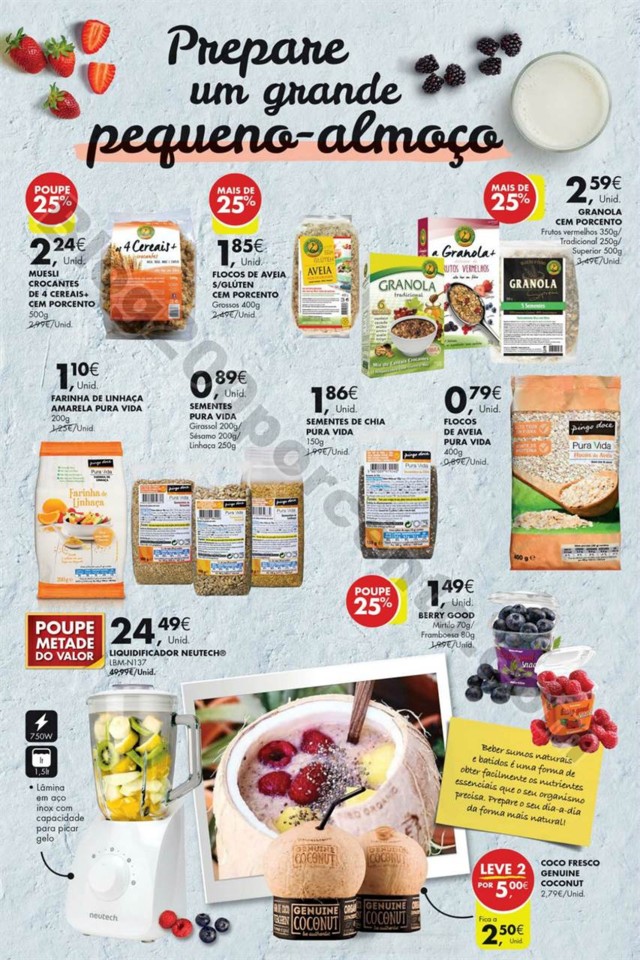 folheto Pingo Doce especial alimentação saudável 3a16mai