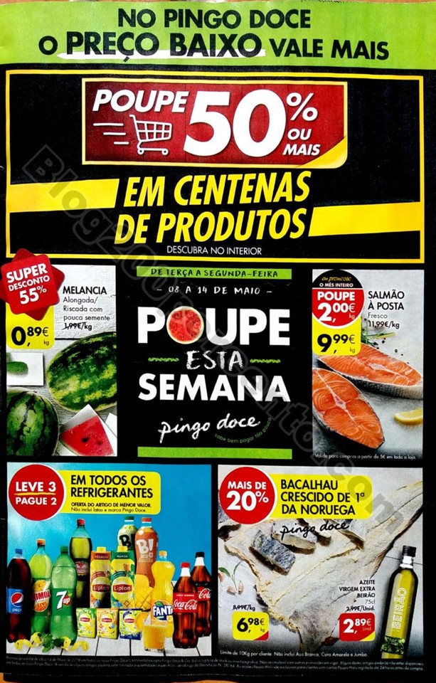 Antevisão folheto Promoções Pingo Doce 8a14mai