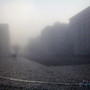Nevoeiro cerrado na Universidade de Coimbra