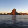 A entrada da Ba&iacute;a de Guanabara com o P&atilde;o de A&ccedil;