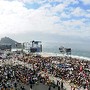 JMJ - Praia de Copacabana - Vista de cima mostra f