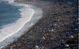 JMJ - Praia de Copacabana - 3 milh&otilde;es, segundo a 