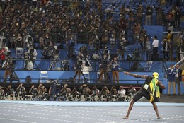 Usain Bolt ganha 100m nos Jogos Olímpicos, RJ 